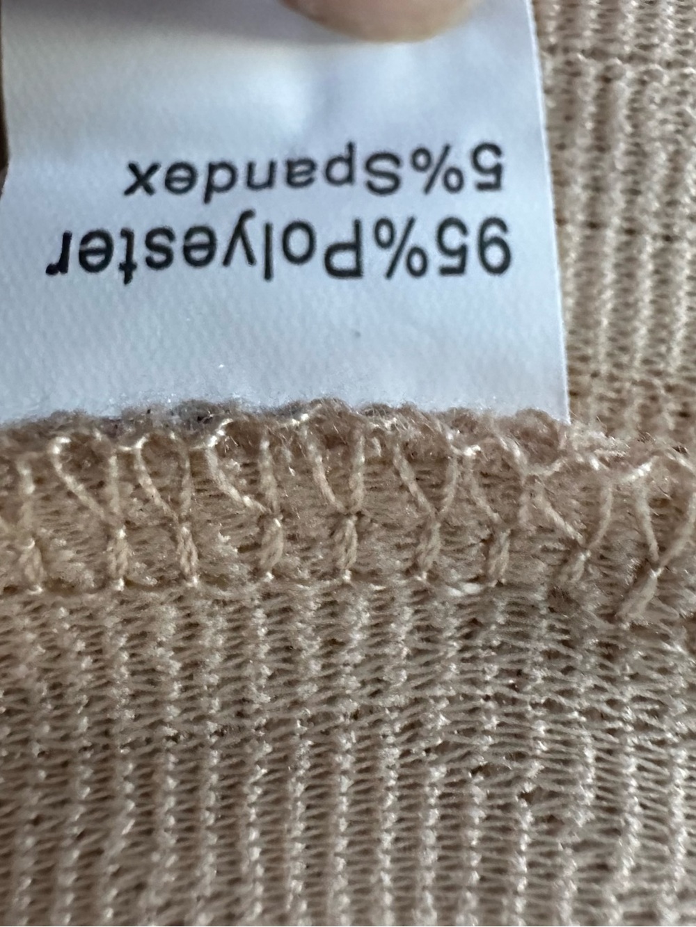 Beige Quilted Button-Front Women's Jacket - Picture 5 of 7